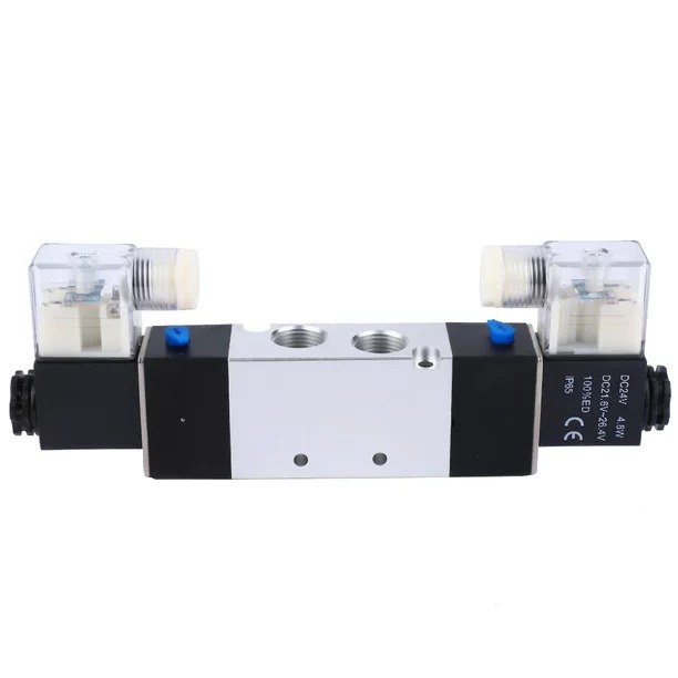 VALVULA DOBLE SOLENOIDE NEUMATICA 3/8