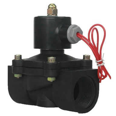 VALVULA SOLENOIDE 2 VIAS PLASTICA 2PULG